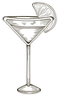 Cocktail hour icon